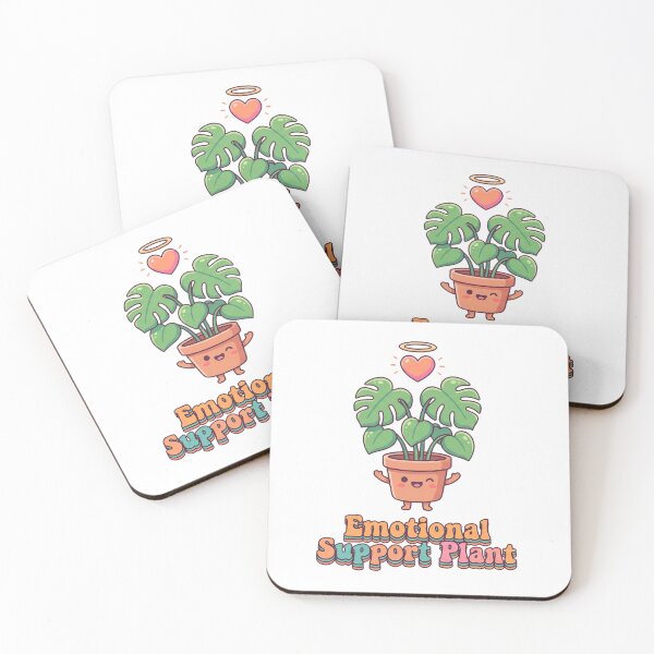 Item preview, Cute Kawaii Emotional Support Monstera Plant Groovy Art designed and sold by pattman.