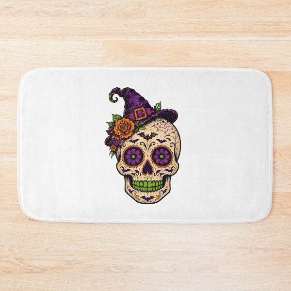 Item preview, Witchy Halloween Sugar Skull Gothic Rose Calavera designed and sold by chattsuede.