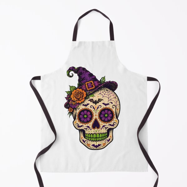 Item preview, Witchy Halloween Sugar Skull Gothic Rose Calavera designed and sold by chattsuede.