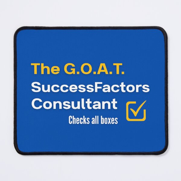 Item preview, The G.O.A.T. SuccessFactors Consultant - Funny SAP Gift designed and sold by HypercareClub.