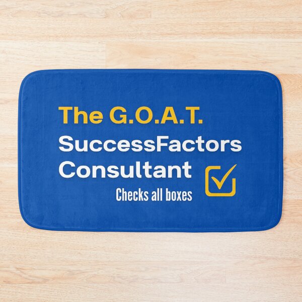 Item preview, The G.O.A.T. SuccessFactors Consultant - Funny SAP Gift designed and sold by HypercareClub.