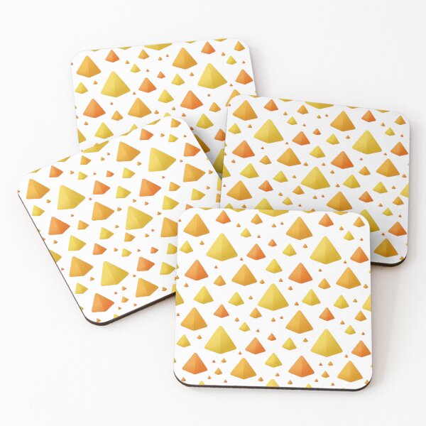 Item preview, Orange and yellow triangles designed and sold by snoWorkshop.