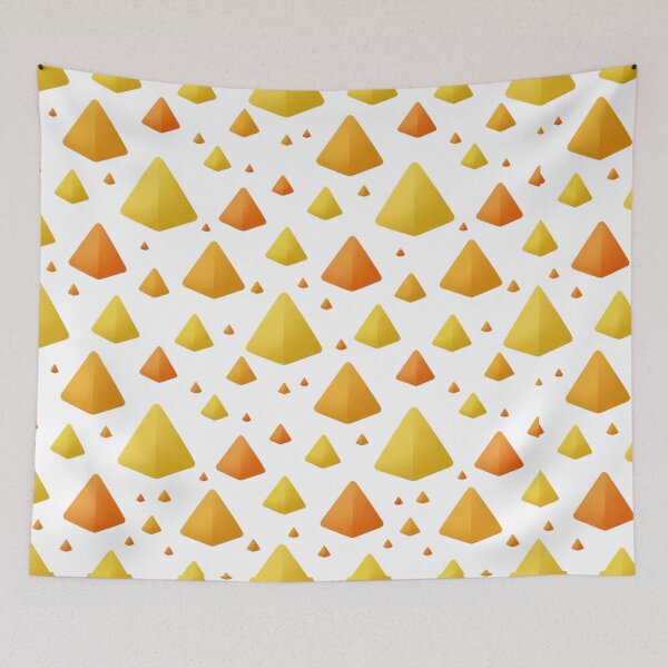 Item preview, Orange and yellow triangles designed and sold by snoWorkshop.