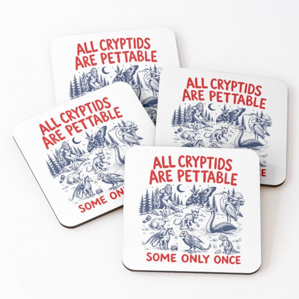 Item preview, All Cryptids Are Pettable Some Only Once designed and sold by gunaone-design.