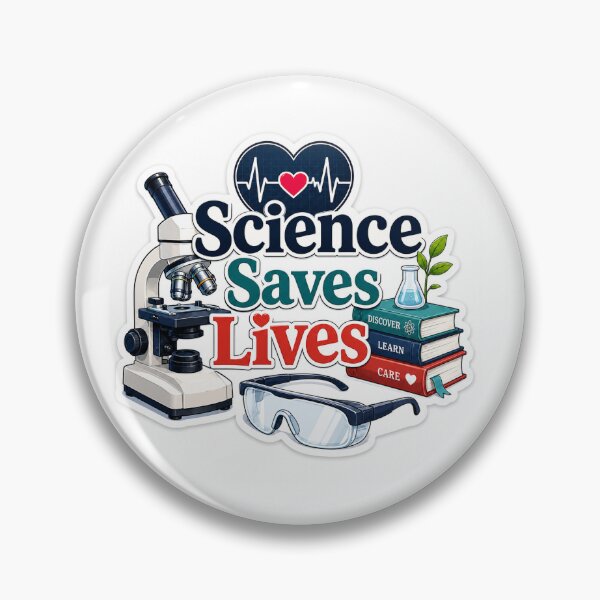 Item preview, Science Saves Lives sticker designed and sold by SFCircus.