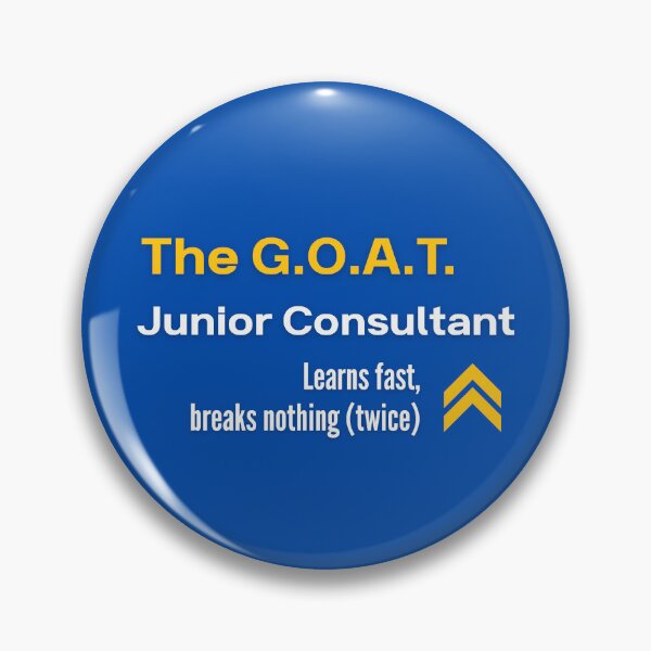 Item preview, The G.O.A.T. Junior Consultant - Funny SAP Gift designed and sold by HypercareClub.