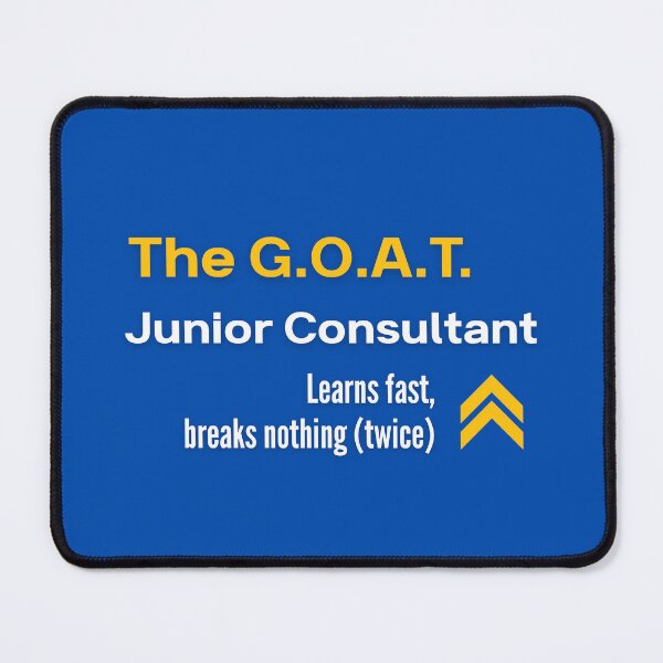 Item preview, The G.O.A.T. Junior Consultant - Funny SAP Gift designed and sold by HypercareClub.