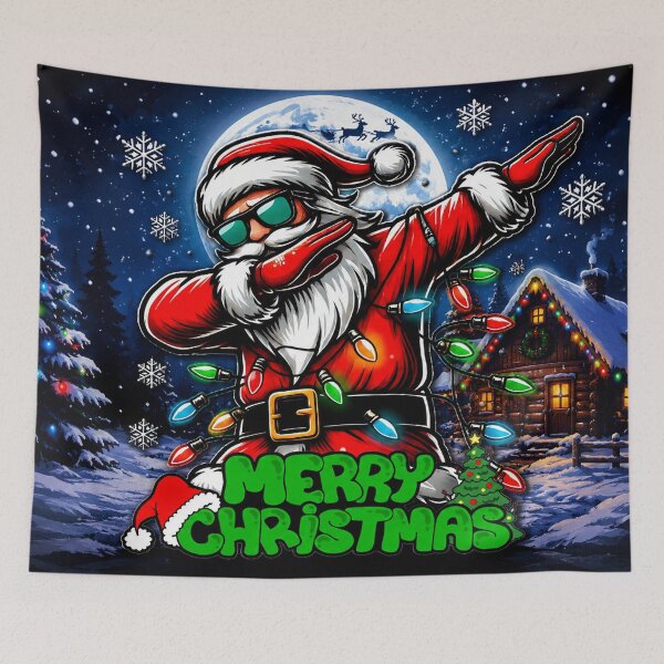 Item preview, Dabbing Santa: Merry Christmas Vibes designed and sold by Fei Long Design Hub.