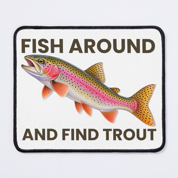 Item preview, Trout Fishing Retro Funny Design for Anglers and Fishermen T-Shirt designed and sold by Teetreasure2.