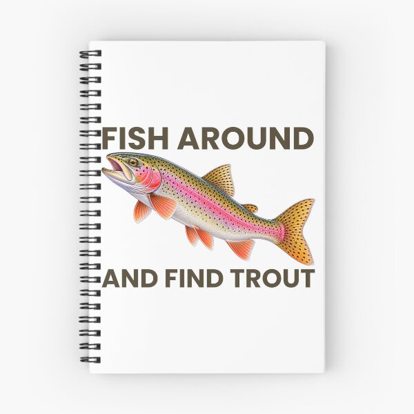 Item preview, Trout Fishing Retro Funny Design for Anglers and Fishermen T-Shirt designed and sold by Teetreasure2.
