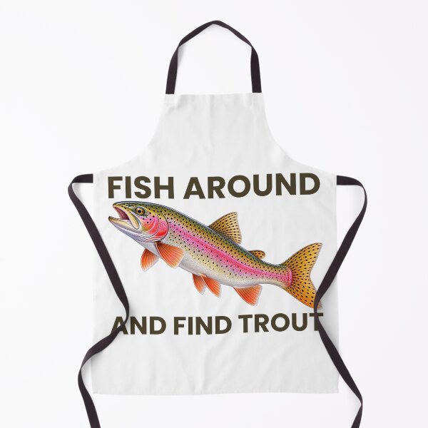Item preview, Trout Fishing Retro Funny Design for Anglers and Fishermen T-Shirt designed and sold by Teetreasure2.