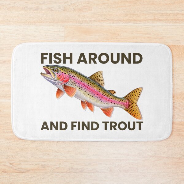 Item preview, Trout Fishing Retro Funny Design for Anglers and Fishermen T-Shirt designed and sold by Teetreasure2.