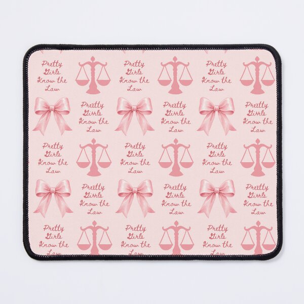 Item preview, Pretty Girls Know The Law Pattern Gift For Lawyer Coquette | Pink Bow Law Student Gift For Attorney Legal | Preppy Law Graduate Gift For Woman Attorney designed and sold by VivaFy.