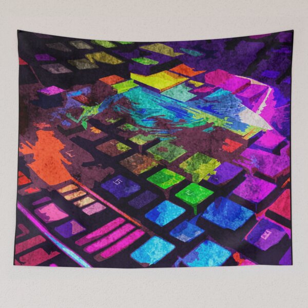Item preview, Abstract keyboard designed and sold by kinpirks.