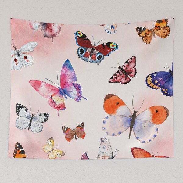 Item preview, Dreamy Watercolor Butterflies designed and sold by ShivCraftStudio.