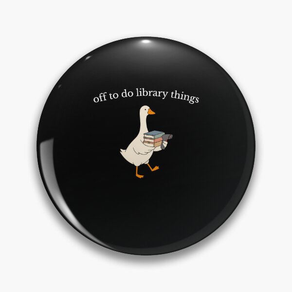 Item preview, Off to Do Library Things Funny Goose Librarian Gift designed and sold by FreshVibe Prints.