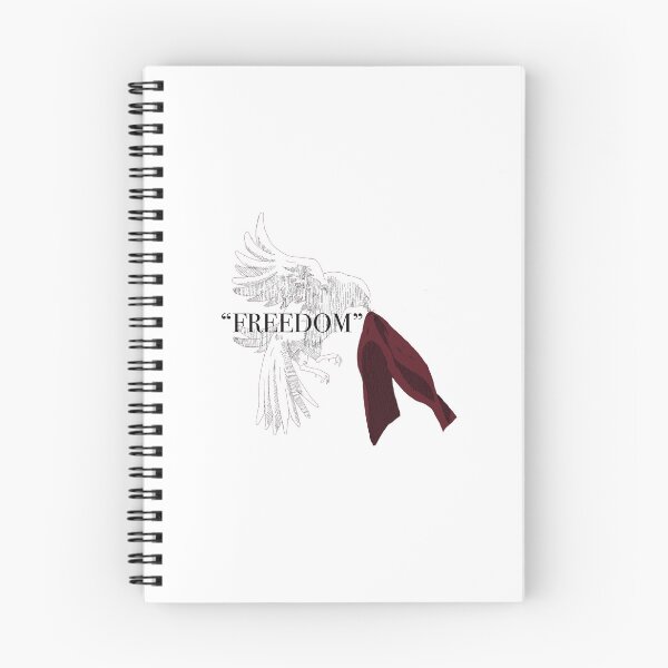 Item preview, Attack on Titan: Freedom Bird holding Mikasa scarf designed and sold by 666Arts.