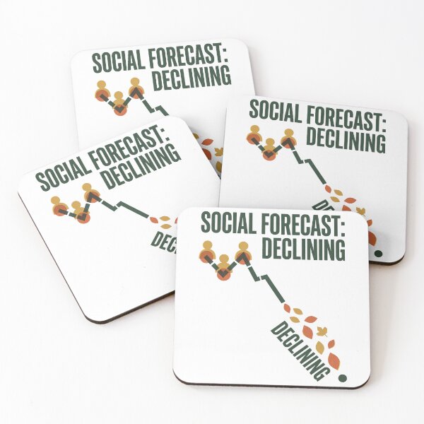 Item preview, Social Forecast Declining designed and sold by SignumShop.