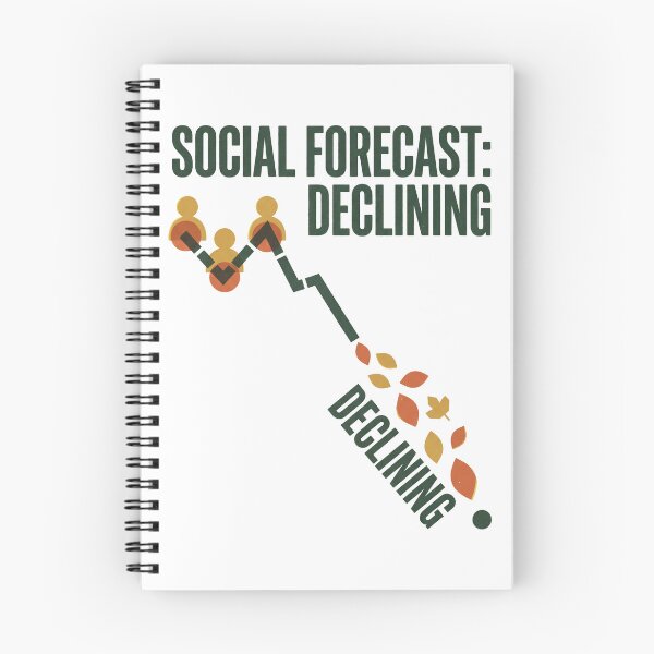 Item preview, Social Forecast Declining designed and sold by SignumShop.