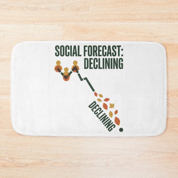 Item preview, Social Forecast Declining designed and sold by SignumShop.