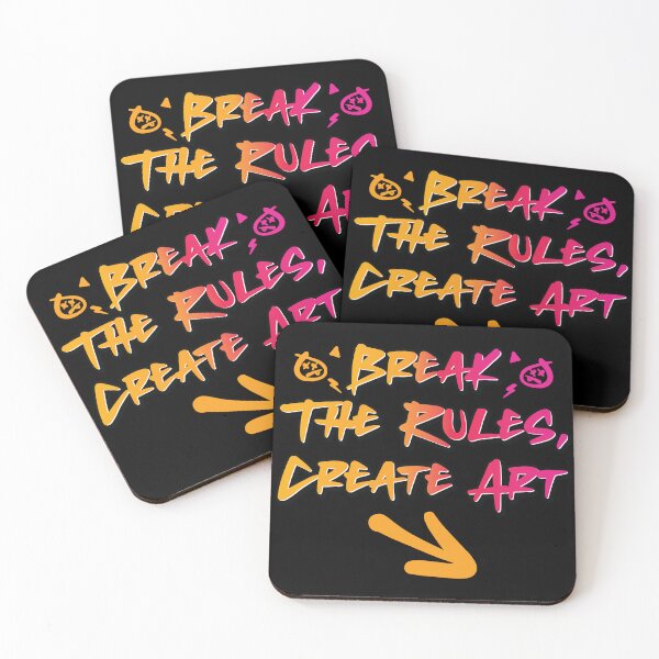 Item preview, Break the Rules, Create Art designed and sold by SwaggyYuji.