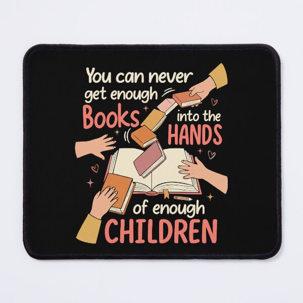 Item preview, Books Into Children’s Hands Literacy Reading Advocacy Message designed and sold by FreshVibe Prints.