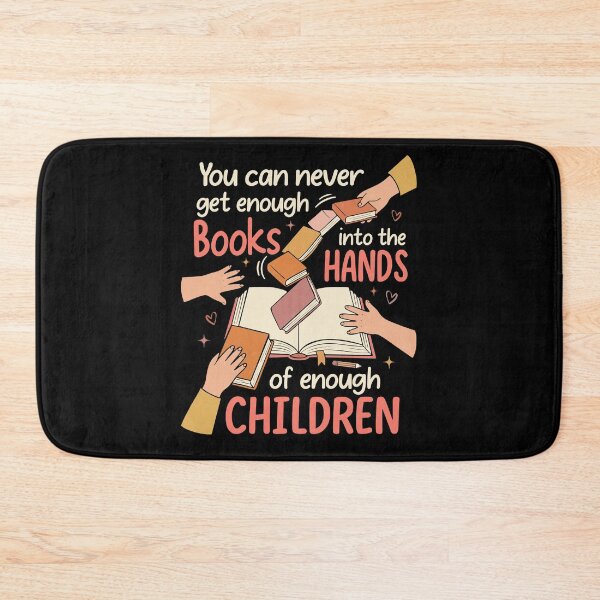 Item preview, Books Into Children’s Hands Literacy Reading Advocacy Message designed and sold by FreshVibe Prints.