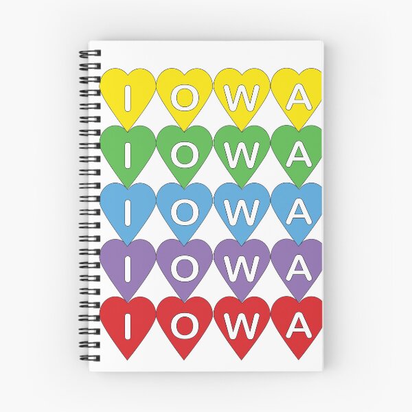 Item preview, Iowa Native Iowa Pride Colorful Heart Design designed and sold by ValeriesGallery.