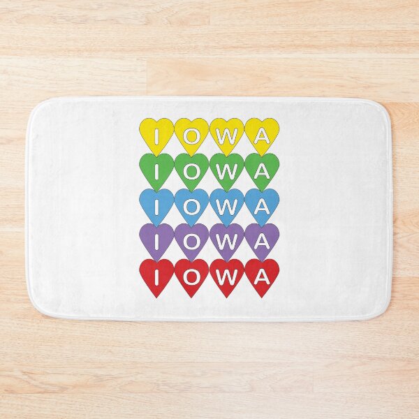 Item preview, Iowa Native Iowa Pride Colorful Heart Design designed and sold by ValeriesGallery.