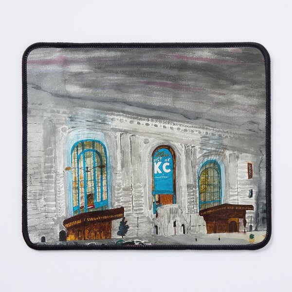 Item preview, Union Station Kansas City – Stormy Sky Urban Painting designed and sold by BirdandaBrush.