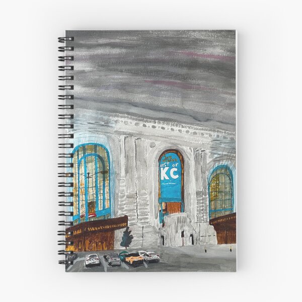 Item preview, Union Station Kansas City – Stormy Sky Urban Painting designed and sold by BirdandaBrush.