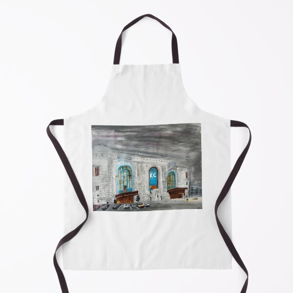 Item preview, Union Station Kansas City – Stormy Sky Urban Painting designed and sold by BirdandaBrush.
