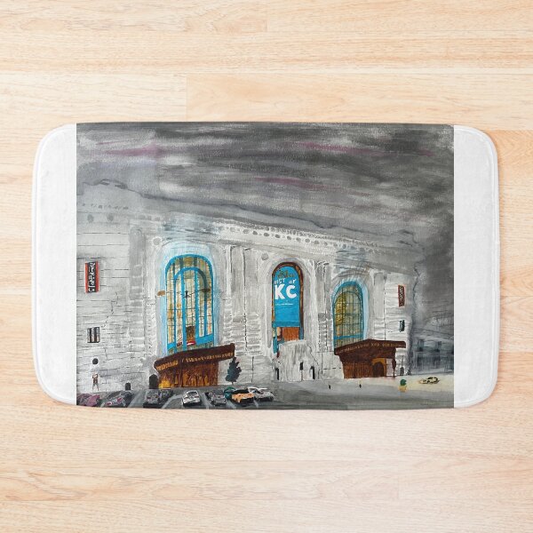 Item preview, Union Station Kansas City – Stormy Sky Urban Painting designed and sold by BirdandaBrush.