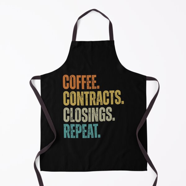 Item preview, Coffee Contracts Closings Repeat - Real Estate Broker Humor designed and sold by gunaone-design.