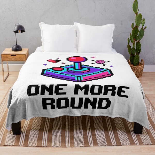 Item preview, One More Round — Retro Pixel Gamer Art designed and sold by hamza19911991.
