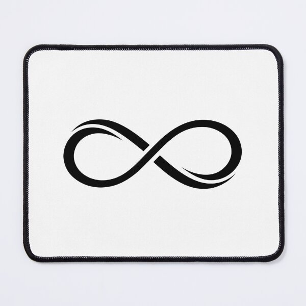 Item preview, Minimalist Black Infinity Symbol Vector Graphic Art designed and sold by FemmePod.