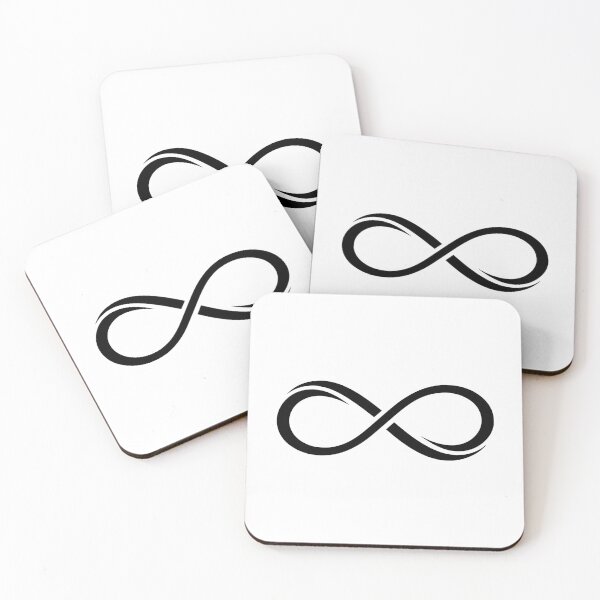 Item preview, Minimalist Black Infinity Symbol Vector Graphic Art designed and sold by FemmePod.
