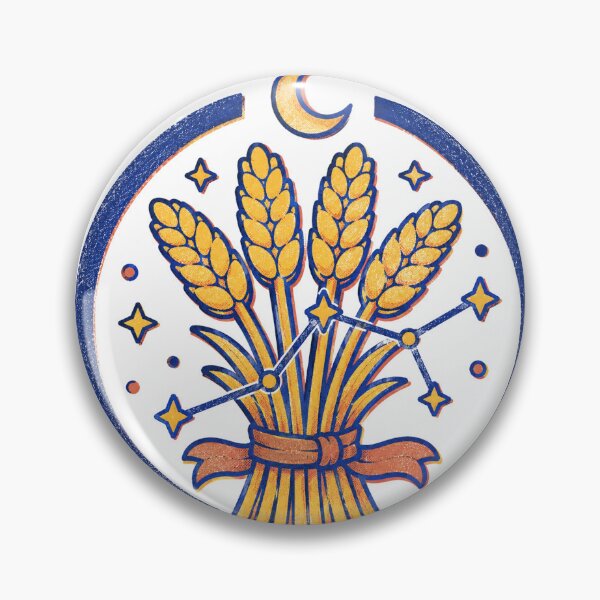 Item preview, Virgo Zodiac Celestial Wheat Sheaf Constellation designed and sold by eignvalue.
