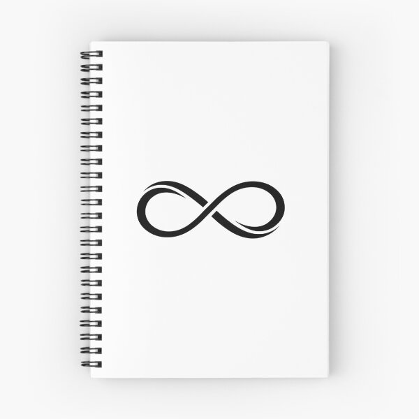 Item preview, Minimalist Black Infinity Symbol Vector Graphic Art designed and sold by FemmePod.