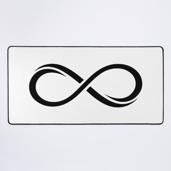 Item preview, Minimalist Black Infinity Symbol Vector Graphic Art designed and sold by FemmePod.