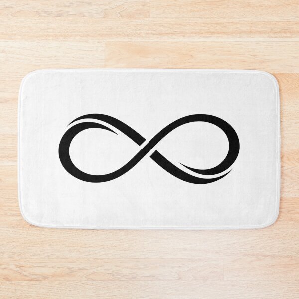 Item preview, Minimalist Black Infinity Symbol Vector Graphic Art designed and sold by FemmePod.