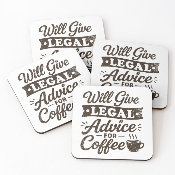 Item preview, Will Give Legal Advice For Coffee designed and sold by gunaone-design.