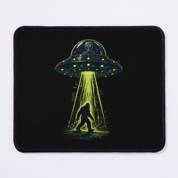 Item preview, Bigfoot UFO Abduction Comic Graphic Art designed and sold by TshirtsOnline-.