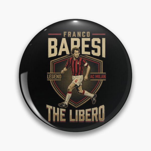 Artikelvorschau, Franco Baresi Nr. 6 – Fußballlegende des AC Mailand entworfen und verkauft von MHSe.
