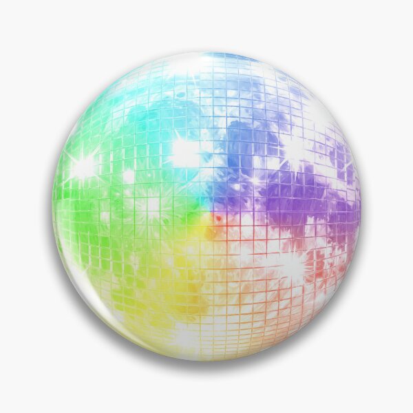 Item preview, Rainbow Disco Ball 70s Psychedelic Aesthetic For Retro Music Lovers designed and sold by roarsomethings.