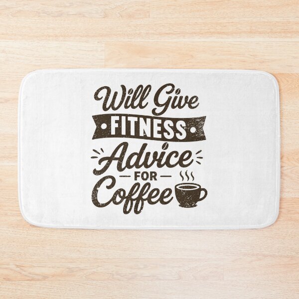 Item preview, Will Give Fitness Advice For Coffee designed and sold by gunaone-design.