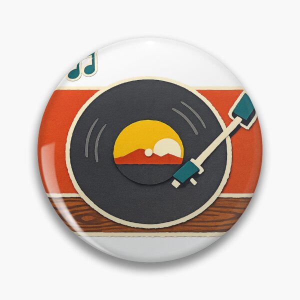 Item preview, Retro Record Player Sunset Label Vinyl Collector designed and sold by eignvalue.