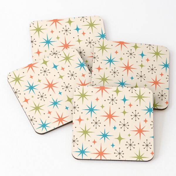 Item preview, Retro Mid Century Modern Atomic Starburst Pattern designed and sold by tonymagnerart.