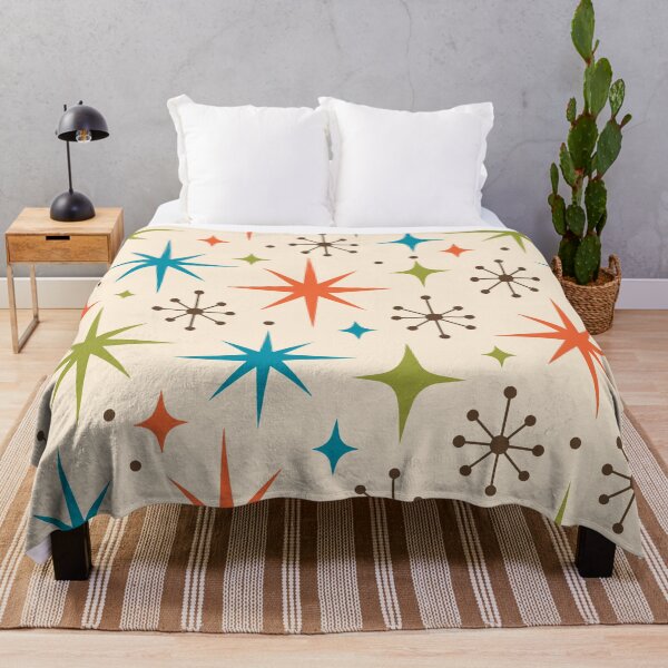 Item preview, Retro Mid Century Modern Atomic Starburst Pattern designed and sold by tonymagnerart.