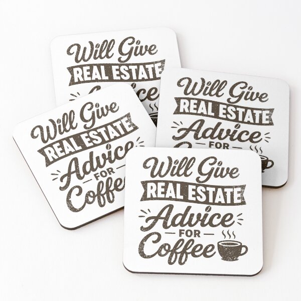 Item preview, Will Give Real Estate Advice For Coffee designed and sold by gunaone-design.